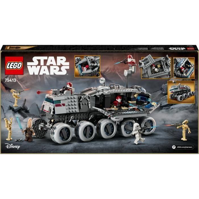 LEGO 75413 Star Wars The Clone Wars Republic Juggernaut - Juguete de construcción para niños de 9+ años 5 LEGO 75413 Star Wars The Clone Wars Republic Juggernaut - Juguete de construcción para niños de 9+ años 5