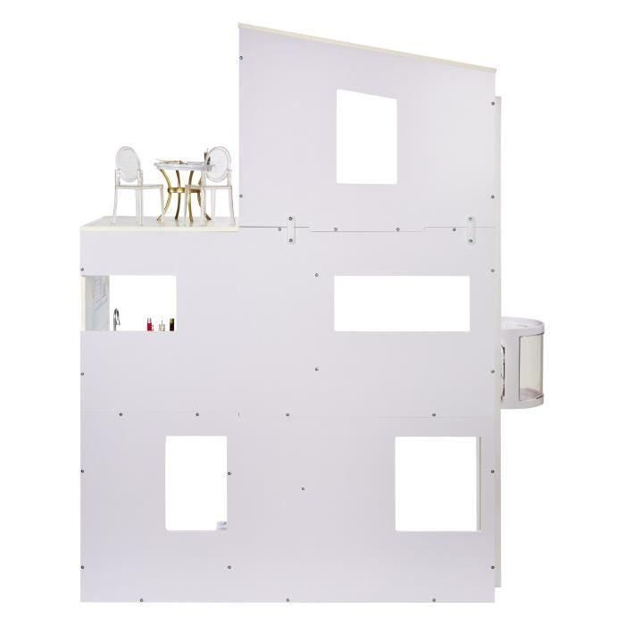 Rainbow High Townhouse - Casa de madera de 3 plantas y 6 habitaciones - Ascensor funcional y mobiliario móvil 4 Rainbow High Townhouse - Casa de madera de 3 plantas y 6 habitaciones - Ascensor funcional y mobiliario móvil 4