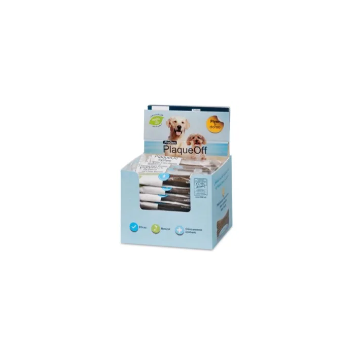 Proden Dispensador Plaqueoff Bones Veggie 25 Unidades - Limpieza dental doble acción, sin aditivos artificiales Proden Dispensador Plaqueoff Bones Veggie 25 Unidades - Limpieza dental doble acción, sin aditivos artificiales