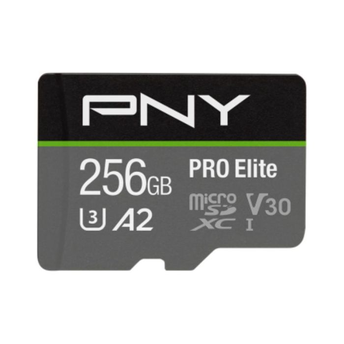 PNY P-SDU256V32100PRO-GE memoria flash 256 GB MicroSDXC UHS-I Clase 10 PNY P-SDU256V32100PRO-GE memoria flash 256 GB MicroSDXC UHS-I Clase 10