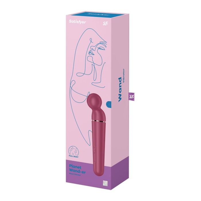 Satisfyer Planet wand-er vibrador berry + rosegold 1