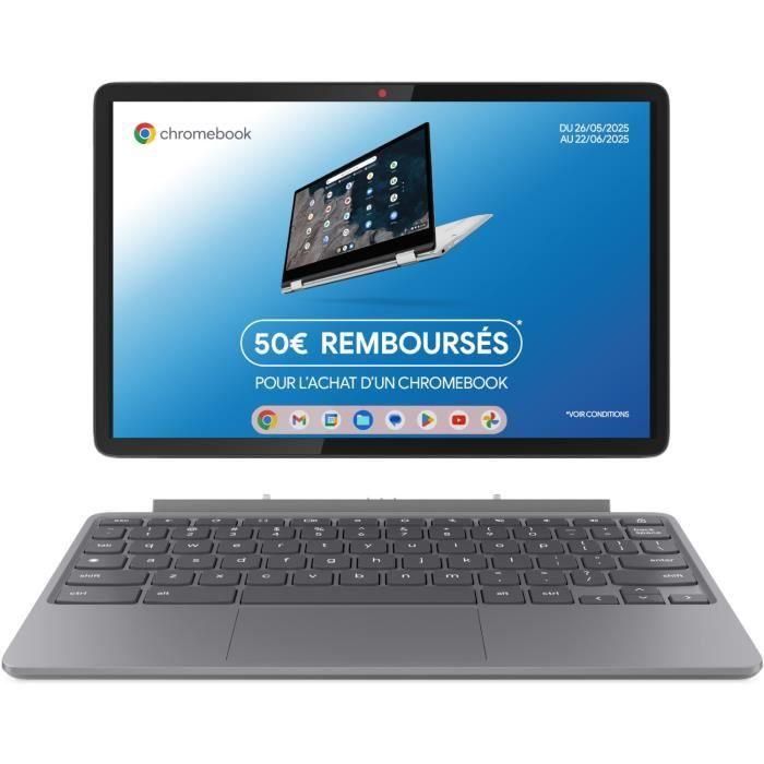 Tableta PC 2 en 1 LENOVO Chromebook Duet 11M889 | Sistema operativo Chrome: 10.95 WUXGA, procesador MTK Kompanio 838, 8 GB de RAM, 128 GB de almacenamiento, AZERTY Tableta PC 2 en 1 LENOVO Chromebook Duet 11M889 | Sistema operativo Chrome: 10.95 WUXGA, procesador MTK Kompanio 838, 8 GB de RAM, 128 GB de almacenamiento, AZERTY