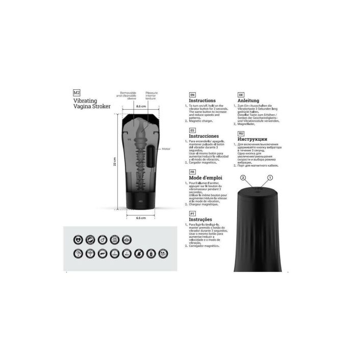 Masturbador Masculino Virgite Natural 1 Masturbador Masculino Virgite Natural 1