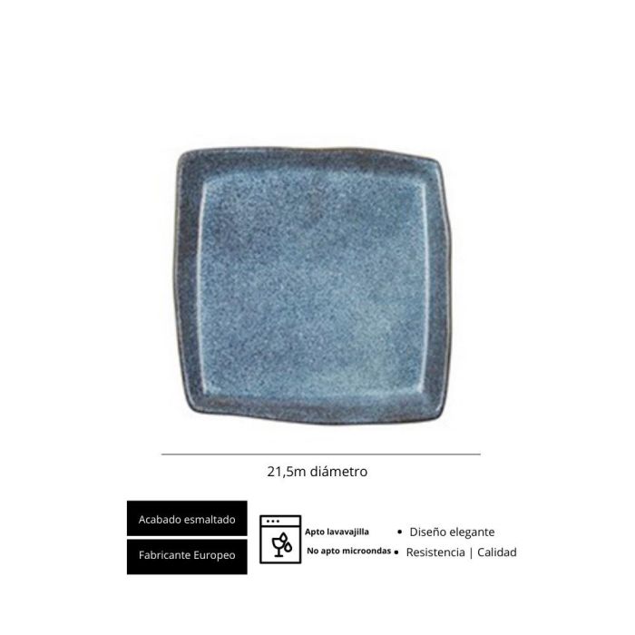 Io Granilla Plato Llano Cuadrad 21X21 Cm (6 Unidades) 1 Io Granilla Plato Llano Cuadrad 21X21 Cm (6 Unidades) 1
