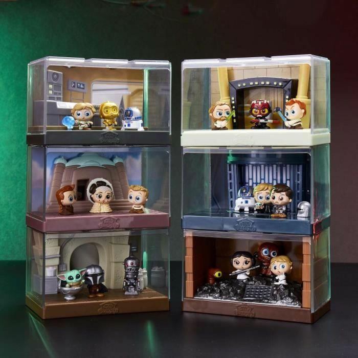 Star Wars STA0886144448720 Figuras de Colección Momento Cinematográfico en Pantalla Grande 6 Escenas, 3 Personajes a partir de 5 años 3