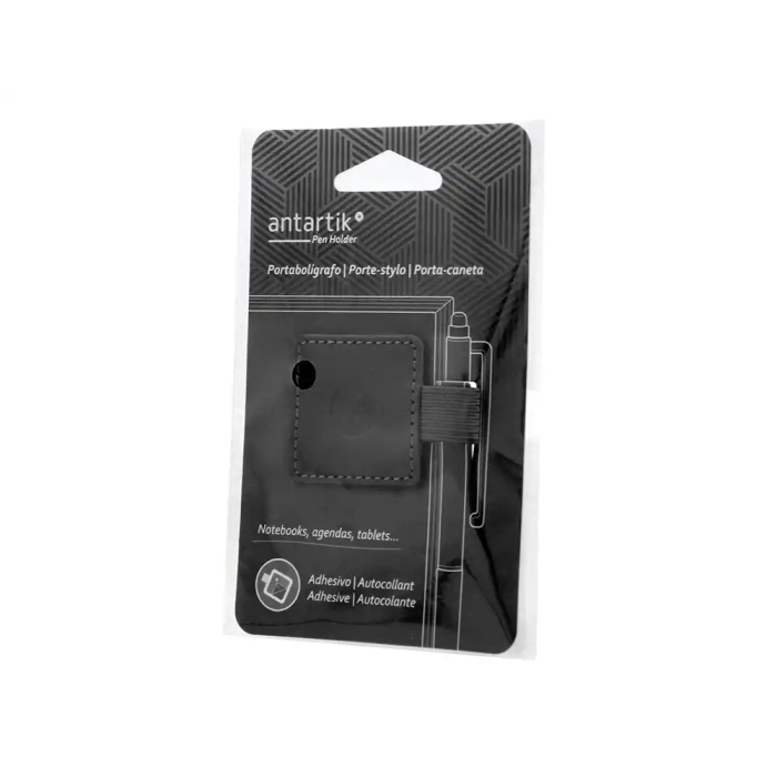 Antartik Portaboligrafos Autoadhesivo para Cuaderno Note con Elastico hasta 15 mm Grosor, Negro 1 Antartik Portaboligrafos Autoadhesivo para Cuaderno Note con Elastico hasta 15 mm Grosor, Negro 1