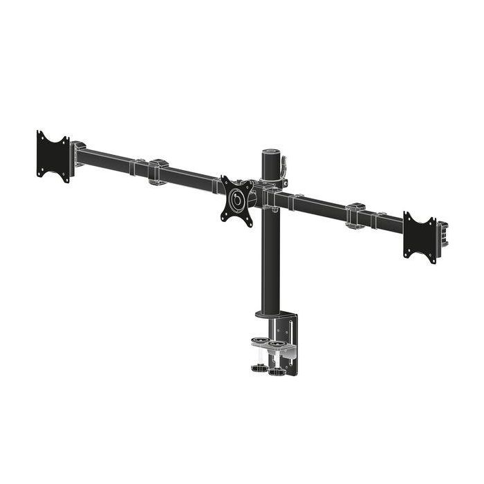 iiyama DS1003C-B1 Brazo de Escritorio Triple para 3 Pantallas de 10-27 pulgadas, Soporte Ajustable con Gestión de Cables 2