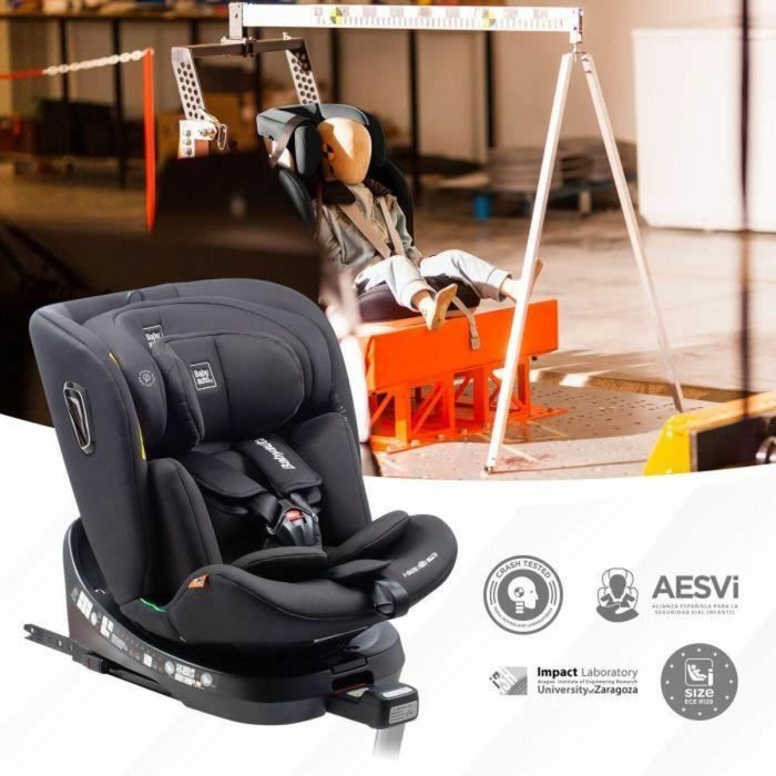 Silla de coche - BABYAUTO - AITANA GRIS ANTRACITA - Desde el nacimiento hasta los 12 años - 0-36 kg - I-Size - ISOFIX - Giratoria 360° - ECE R129 1 Silla de coche - BABYAUTO - AITANA GRIS ANTRACITA - Desde el nacimiento hasta los 12 años - 0-36 kg - I-Size - ISOFIX - Giratoria 360° - ECE R129 1