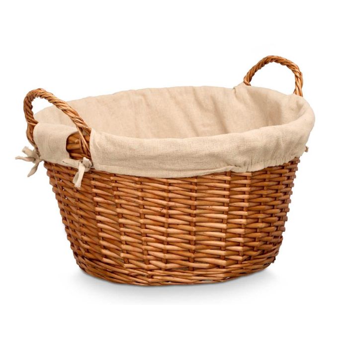 Cesto Asas Mimbre Redondo Kipit 51X28CM (12 Unidades) 1 Cesto Asas Mimbre Redondo Kipit 51X28CM (12 Unidades) 1