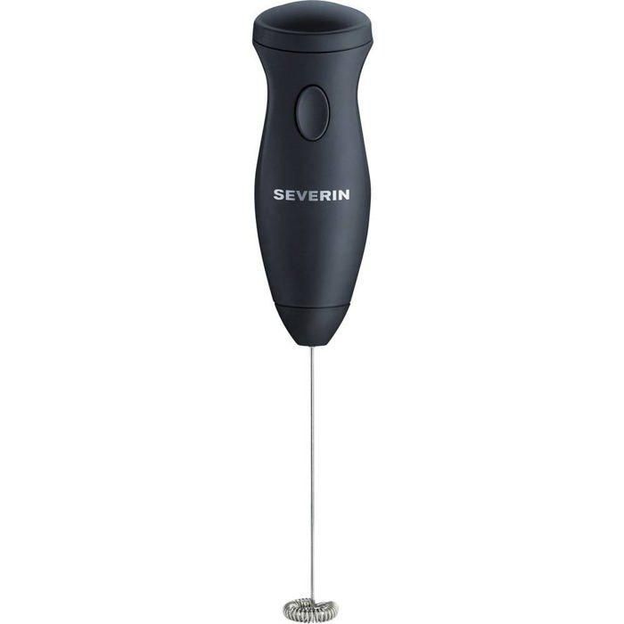 SEVERIN SM3590 Espumador de leche compacto y manejable, Espuma de leche cremosa, pilas incluidas, 11.500 rpm, pulsador