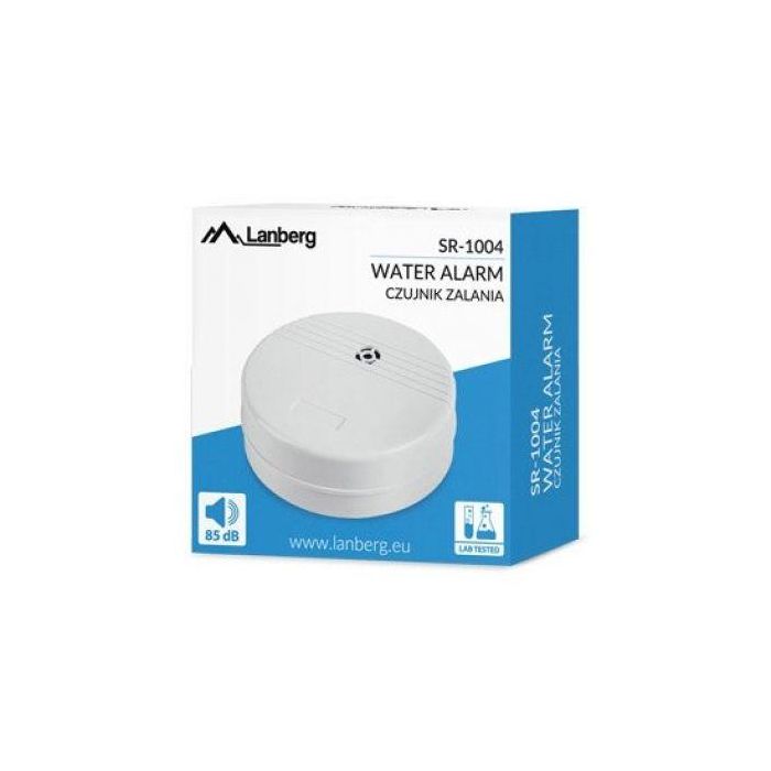 ALARMA DE FUGAS DE AGUA LANBERG SR-1004 - PARA INTERIOR - TIEMPO RESPUESTA 85DB - PILA 9V 2