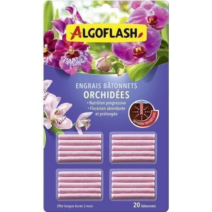 ALGOFLASH - Abono Orquídea Sticks 20 sticks