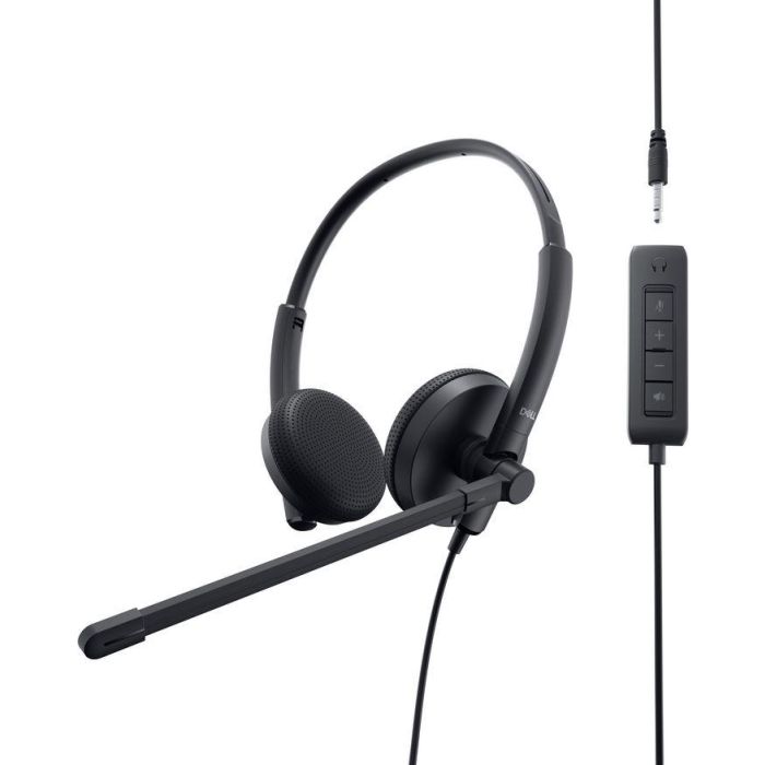 Dell WH1022 Auriculares estéreo con micrófono con cancelación de ruido, audio adaptable y controles accesibles 1
