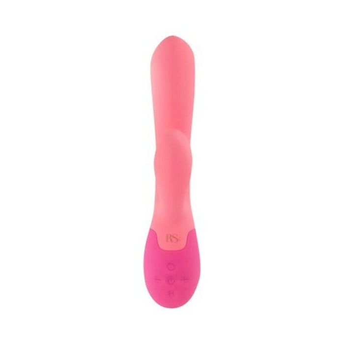 Vibrador Doble Estimulación Rianne S Essentials Xena Rabbit Coral Rosa 3