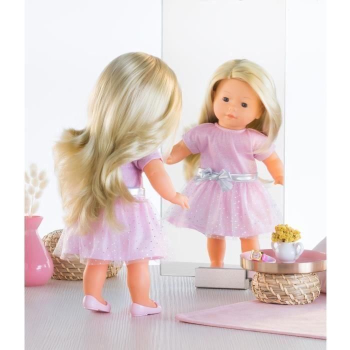 Corolle Muñeca Ma Corolle Paloma para vestir de 36 cm con cuerpo flexible, vinilo suave, pelo largo peinable y aroma a vainilla. 3