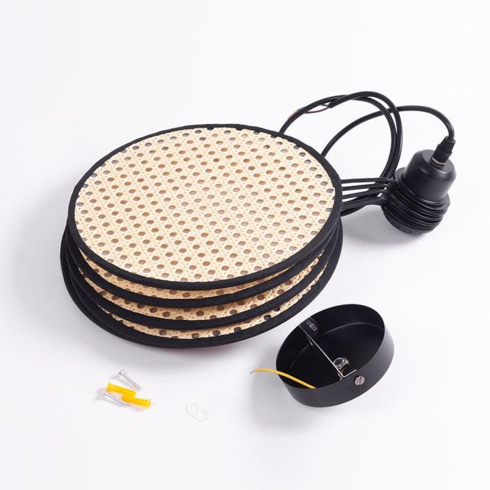 SKD-P3002 Lámpara Colgante Kelsey Diseño Elegante y Clásico, Casquillo E27 para Bombillas LED RGB/CCT, Iluminación Versátil Hogar Restaurante 3
