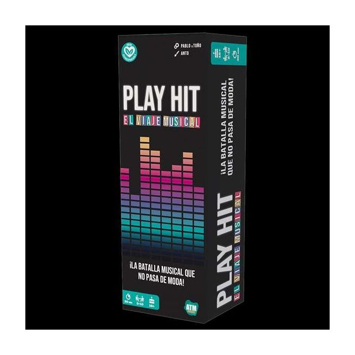 La Caja Play HIT - Juego de Mesa de Cultura Musical Años 90 2000+ Estilo Karaoke para 2-10 Jugadores +14 Años Español 4 La Caja Play HIT - Juego de Mesa de Cultura Musical Años 90 2000+ Estilo Karaoke para 2-10 Jugadores +14 Años Español 4
