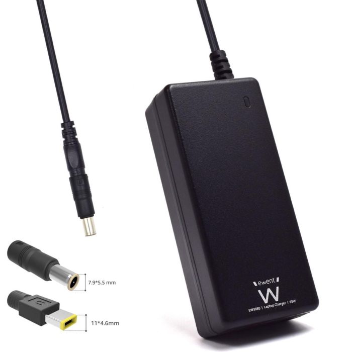 Ewent EW3897 Cargador Portátil 65W 20V para IBM/LENOVO, Compatible con Series ThinkPad, Ultralibro y Más 0 Ewent EW3897 Cargador Portátil 65W 20V para IBM/LENOVO, Compatible con Series ThinkPad, Ultralibro y Más 0