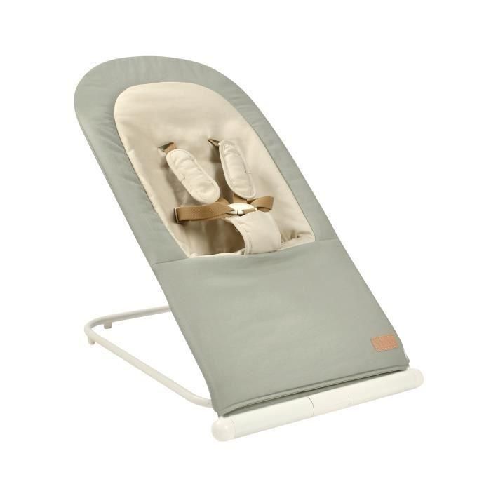 BÉABA, Tumbona Plegable, 3 inclinaciones en 1 Botón, Ultra Compacta y Delgada, Eazy Relax - Liquen BÉABA, Tumbona Plegable, 3 inclinaciones en 1 Botón, Ultra Compacta y Delgada, Eazy Relax - Liquen