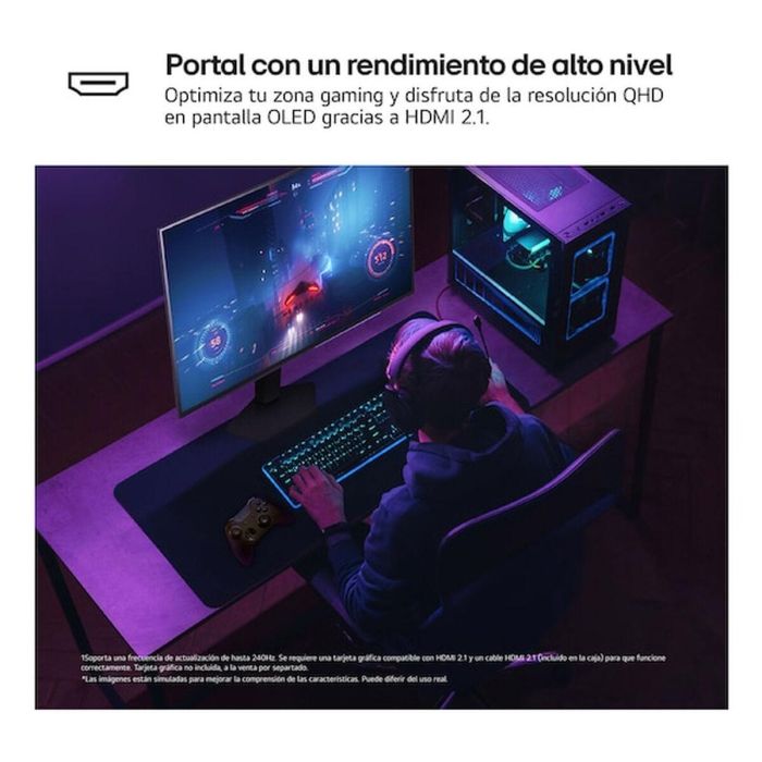 Monitor Gaming LG 27GX704A-B Quad HD 27" 11