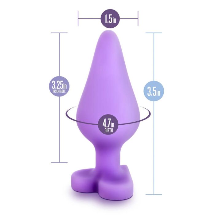 Plug Anal Blush Play with me Morado (8,2 cm) 2 Plug Anal Blush Play with me Morado (8,2 cm) 2