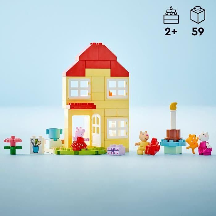 LEGO DUPLO 10433 Fiesta de cumpleaños de Peppa Pig - Juguete de construcción para niños de 2 años 3 LEGO DUPLO 10433 Fiesta de cumpleaños de Peppa Pig - Juguete de construcción para niños de 2 años 3