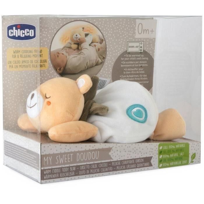 Peluche oso de peluche calentado - CHICCO - Beige - Desde el nacimiento 4 Peluche oso de peluche calentado - CHICCO - Beige - Desde el nacimiento 4