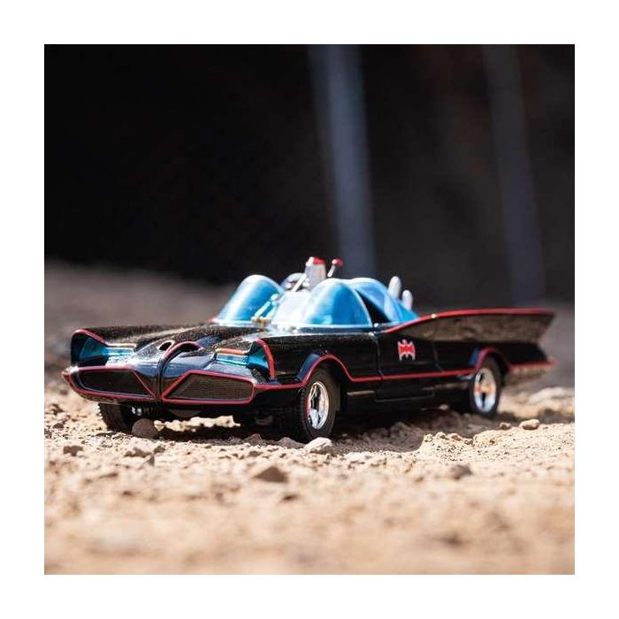 Coche metal batmóvil 1966 classic con 4 figuras de metal escala 1:24 19 cm 22