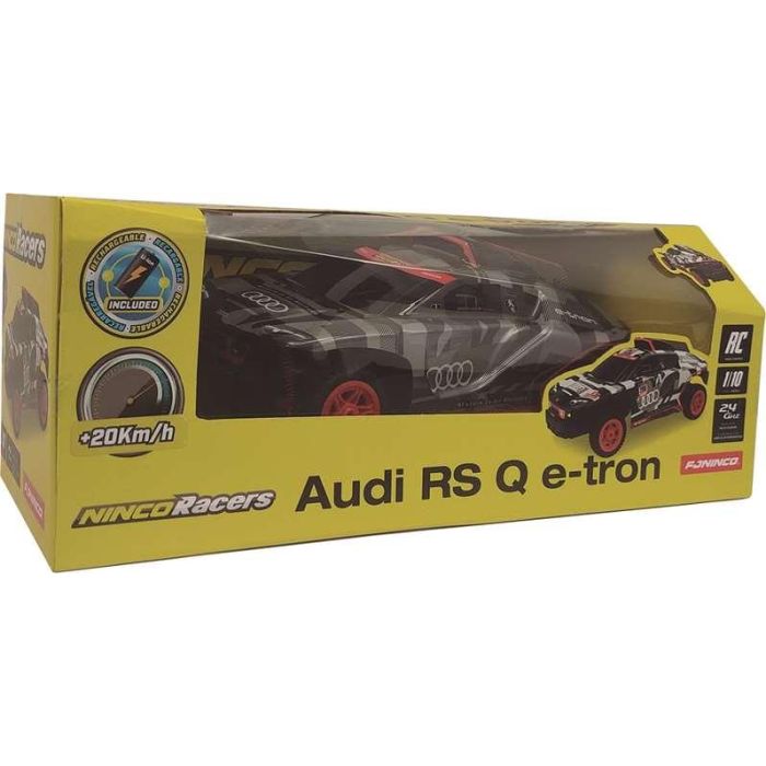 Coche radio control audi rs q e-tron 1:10, emisora 2,4ghz y bateria de 7,4v ¡carrocería termo-conformada muy resistente! 40x14x20 cm 6 Coche radio control audi rs q e-tron 1:10, emisora 2,4ghz y bateria de 7,4v ¡carrocería termo-conformada muy resistente! 40x14x20 cm 6