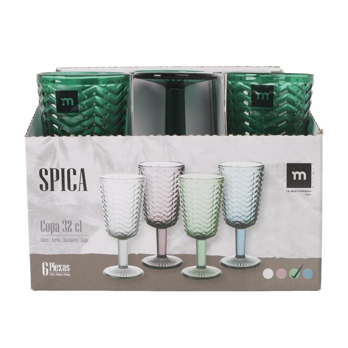 Copa Spica 320 cc verde - Inde (36 Unidades) 1 Copa Spica 320 cc verde - Inde (36 Unidades) 1