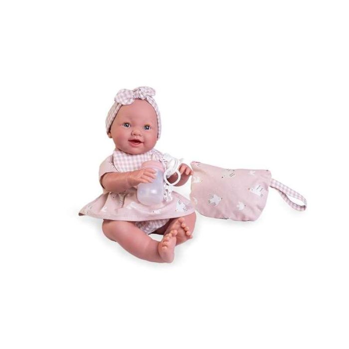 Muñeca recién nacida mia hace pipí con neceser 42 cm cuerpo vinilo Muñeca recién nacida mia hace pipí con neceser 42 cm cuerpo vinilo