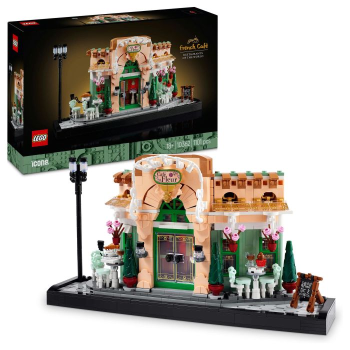 LEGO 10362 Cafetería Francesa: Decoración de Estantería Parisina Set para Adultos