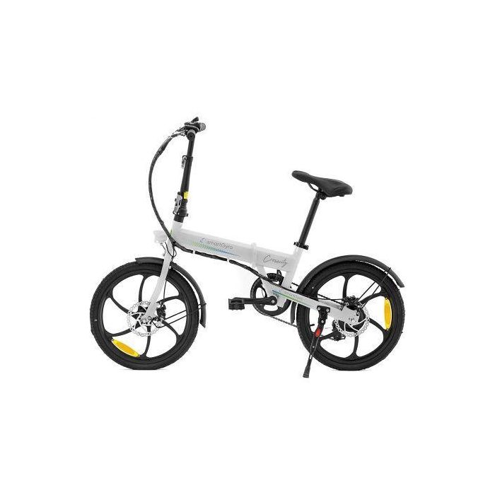 Bicicleta Eléctrica SmartGyro Ebike Crosscity/ Motor 250W/ Ruedas 20"/ Blanca 1