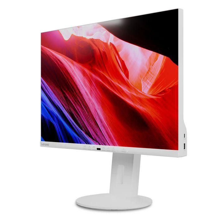 Lenovo C24d-20 Monitor 61cm/24" 1920x1200 WUXGA IPS 16:10 5ms 60Hz HDMI DVI VGA Gris Blanco 1