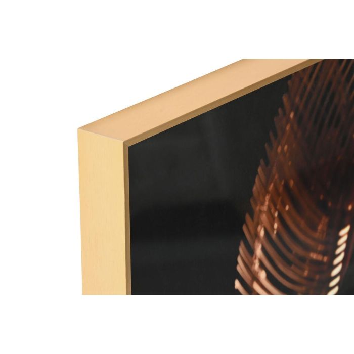 Cuadro Glam DKD Home Decor Negro Dorado 3.5 x 80 x 80 cm (2 Unidades) 2 Cuadro Glam DKD Home Decor Negro Dorado 3.5 x 80 x 80 cm (2 Unidades) 2