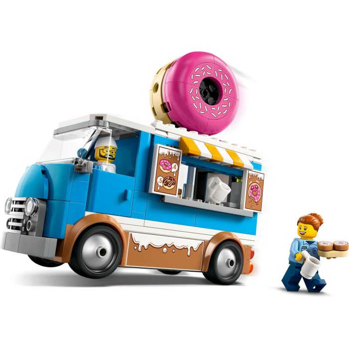 LEGO 60452 Camión de Dónuts de juguete LEGO City con minifiguras, máquina de café, caja registradora y quiosco móvil para niños +5 años 3 LEGO 60452 Camión de Dónuts de juguete LEGO City con minifiguras, máquina de café, caja registradora y quiosco móvil para niños +5 años 3