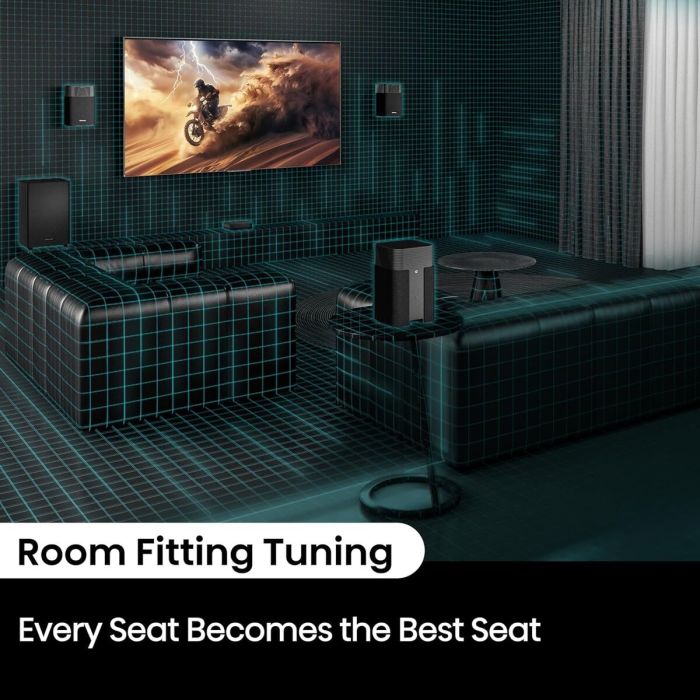 Barra de Sonido Hisense HT SATURN Negro 7 Barra de Sonido Hisense HT SATURN Negro 7