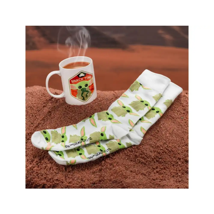 Wondee Set Regalo The Mandalorian Taza y Calcetines Baby Yoda Grogu 4