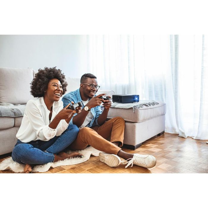 Optoma UHZ55 DLP Láser 4K Ultra HD Proyector 3840x2160 3000 Lúmenes HDMI USB Wi-Fi 3D Negro 3
