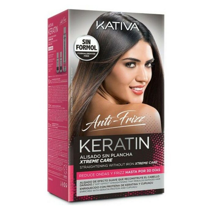 Kativa Keratin Anti-Frizz Alisado Sin Plancha Xtrem Care 30 Días