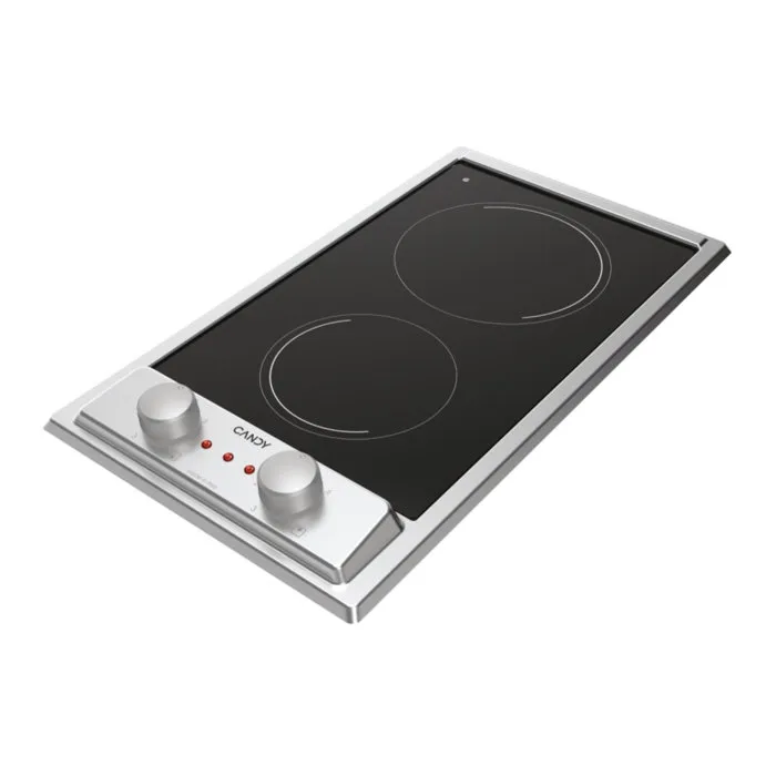 Candy Vitroceramic Hob Idea CH32XK 2 Foyers L 30cm Acero Inoxidable 2 Candy Vitroceramic Hob Idea CH32XK 2 Foyers L 30cm Acero Inoxidable 2