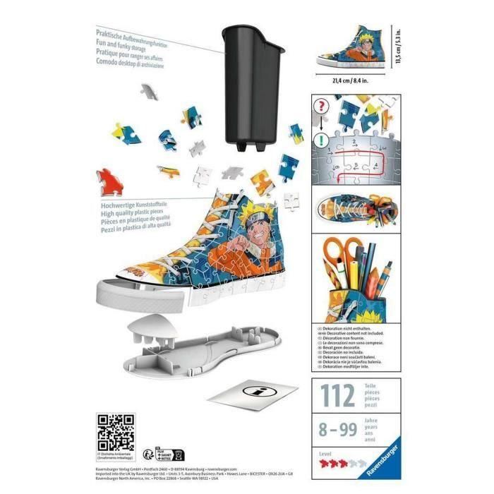 Ravensburger Puzzle 3D Sneaker - Naruto EAN 4005556115433 2 Ravensburger Puzzle 3D Sneaker - Naruto EAN 4005556115433 2