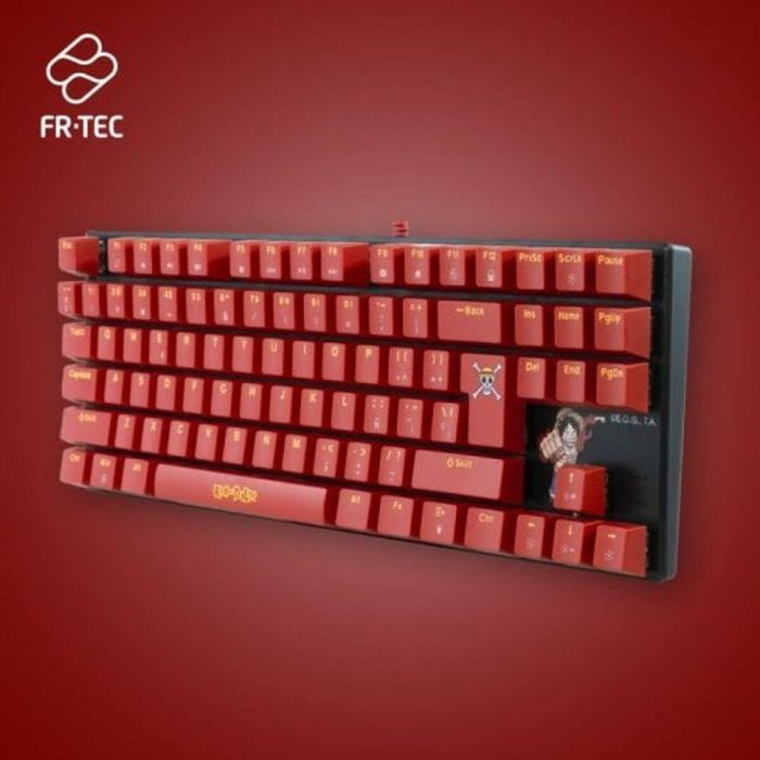 Teclado y Ratón FR-TEC OP4001 QWERTY Burdeos 5 Teclado y Ratón FR-TEC OP4001 QWERTY Burdeos 5