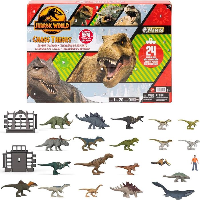 Calendario De Adviento Jurassic World Jbg37 Mattel 0 Calendario De Adviento Jurassic World Jbg37 Mattel 0