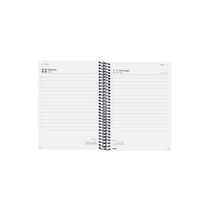 Finocam Agenda Anual Year Espiral E10-155x212 mm 1Dp Negro 2025 4