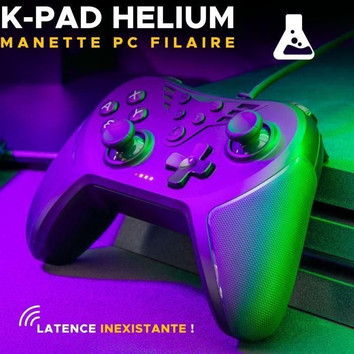 Controlador Gamer - THE G-LAB - K-PAD HELIUM - Con cable - PC y PS - Negro 1 Controlador Gamer - THE G-LAB - K-PAD HELIUM - Con cable - PC y PS - Negro 1