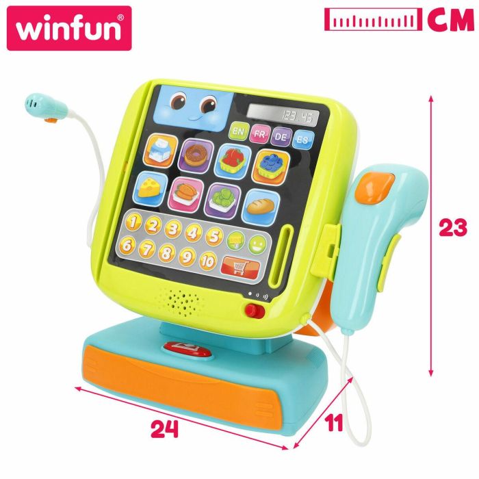 Caja Registradora de Madera con Accesorios Winfun 24 X 23 X 11 CM (2 Unidades) 3 Caja Registradora de Madera con Accesorios Winfun 24 X 23 X 11 CM (2 Unidades) 3
