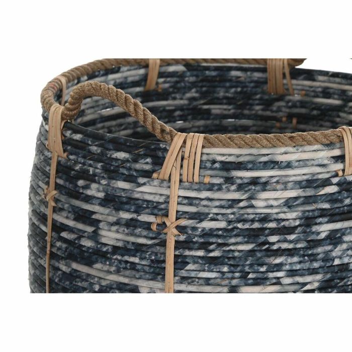 Cesta Boho DKD Home Decor Negro Blanco 52 x 60 x 52 cm Set de 3 1 Cesta Boho DKD Home Decor Negro Blanco 52 x 60 x 52 cm Set de 3 1