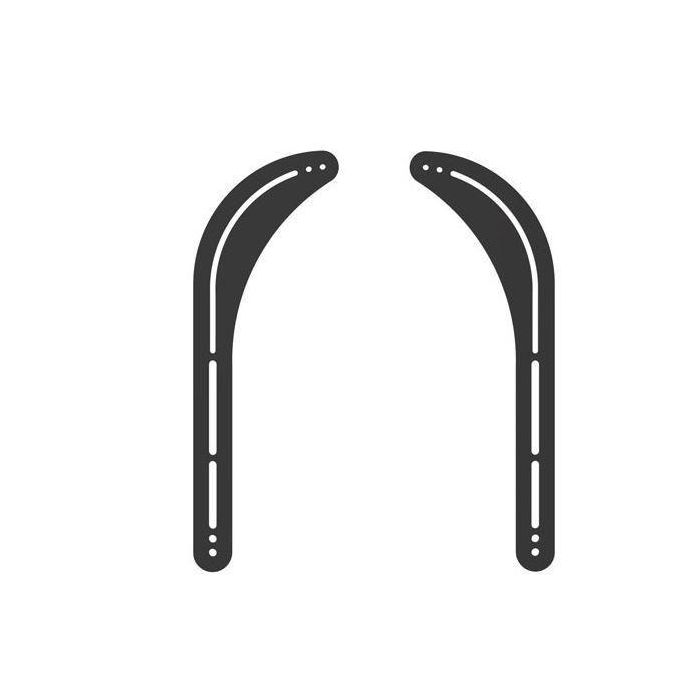 Vivolink Soporte para Barra de Sonido Universal para TV 32-70", Montaje Sobre o Bajo Pantalla, Acero de Alta Calidad, 15kg