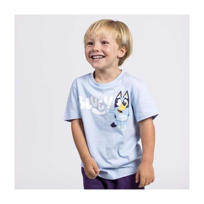 Camiseta corta single jersey bluey 4 años 3 Camiseta corta single jersey bluey 4 años 3